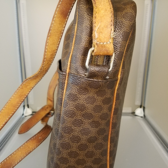 *Fixed Price* Vintage Celine Macadam Vertical Messenger Bag - Picture 6 of 11